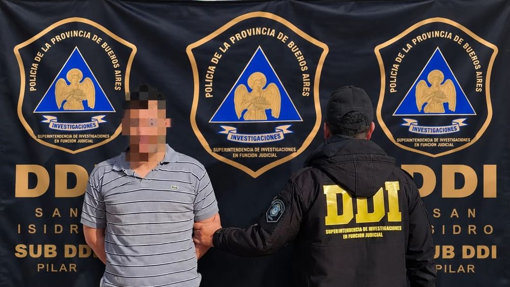 DETENIDO. Tiene 36 años y fue aprehendido esta tarde en la misma localidad de Villa Rosa.&nbsp;
