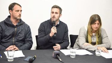 DENUNCIAS. Laurent, Achával y González presentaron la convocatoria..