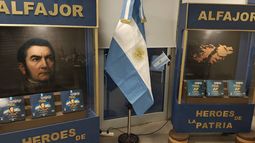El alfajor más patriota: homenajea a San Martín y a los veteranos de la Guerra de Malvinas