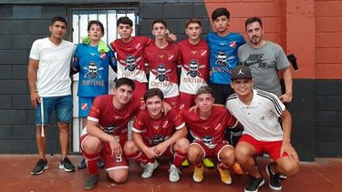 EQUIPO. Los chicos de la Quinta División de Sportivo..