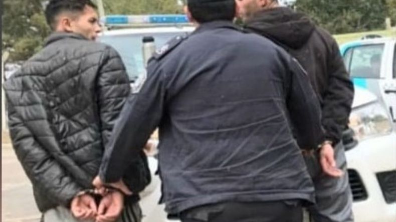 DETENIDOS. Tienen 22 y 23 años y fueron aprehendidos en Pinazo..