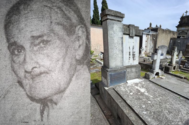 Josefa Pepita Derqui, de la fortuna en Corrientes a una pensión derquina. Sus restos descansan en el cementerio de Pilar.
