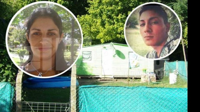 LA VÍCTIMA. Débora Natalí Díaz (28). Tenía tres hijos de uno, seis y once años. EL HOMICIDA. Brian Ezequiel Montenegro. Hasta anoche, continuaba prófugo. EL LUGAR DE LA TRAGEDIA. La casa de la víctima. En el patio encontraron el cuchillo..