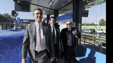 RÁPIDO. Randazzo anunció el servicio directo entre Villa Rosa-Retiro..