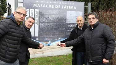 CUATRO. Solo hubo funcionarios en la declaración del Espacio de la Memoria..