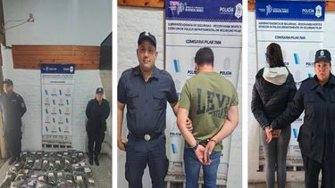 Dos aprehendidos y más de 12 kilos de flores de cannabis secuestrados en Del Viso.