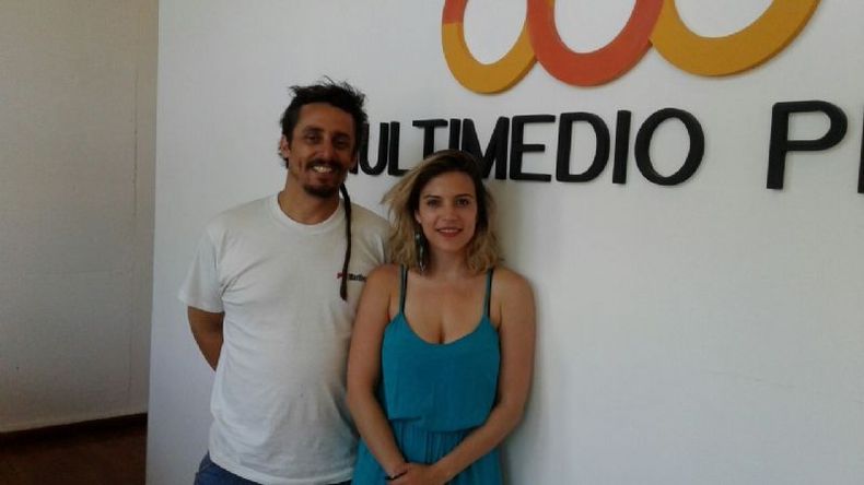 Franco Cicchini y Florencia López, de Papanatas Films..