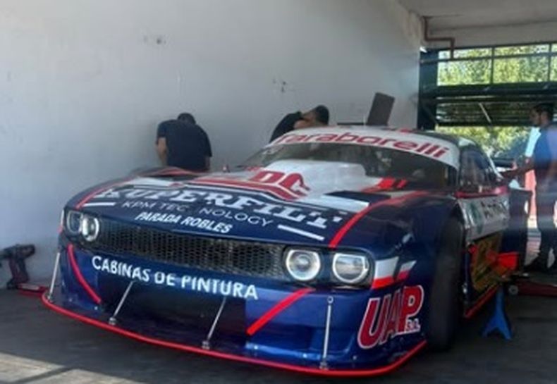 La Dodge Challenger de Martín Vázquez.