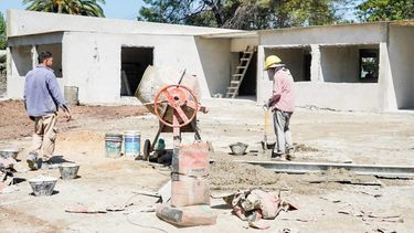 La Secundaria de Villa Del Carmen está en construcción.