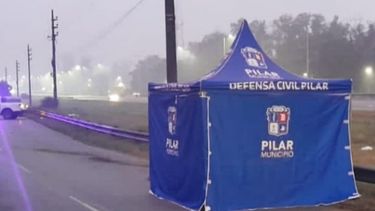 El accidente ocurrió a la altura del kilómetro 60 de la autopista.&nbsp;