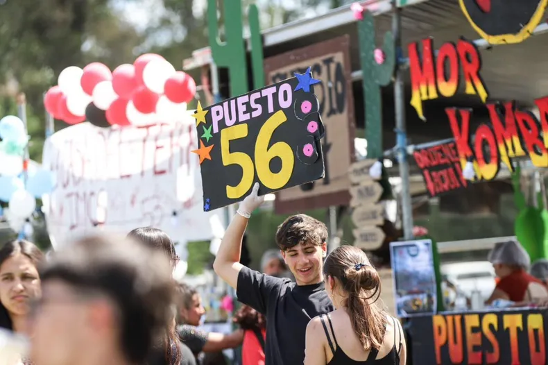 PUESTOS ESCOLARES. Este año son más de 80 bajo el lema de la identidad. &nbsp;