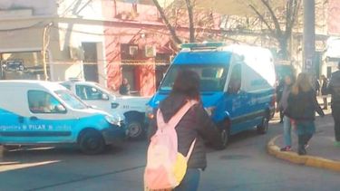 LUGAR DEL ACCIDENTE FATAL. Ocurrió en la esquina de Ituzaingó e Hipólito Yrigoyen.&nbsp;