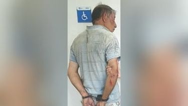 discutio con su inquilino, lo ataco con un hacha y lo arrojo por el balcon