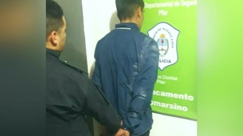 El detenido tiene 25 años y es oriundo de Lagomarsino. .