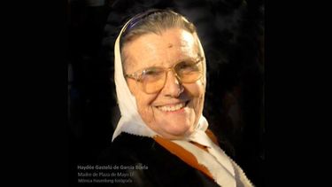 Madre de Plaza de Mayo; Haideé Gastelú de García Buela