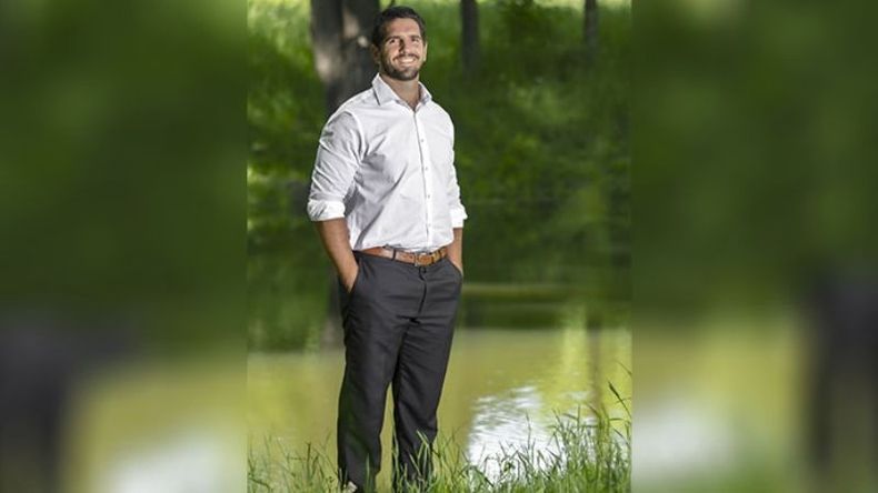 VERDE. Juan Martín Tito pone el acento en el medio ambiente..
