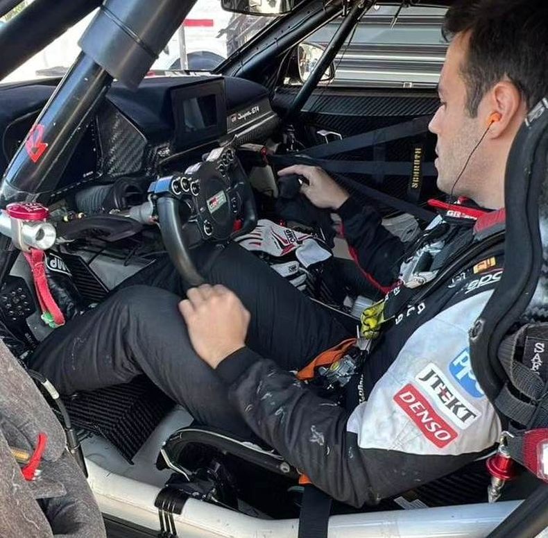 LISTO. Azar probó el Supra GT4 EVO hace unas semanas en Wisconsin.