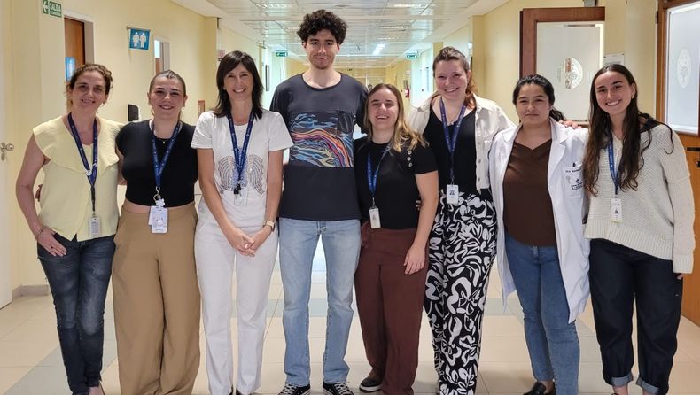 El equipo que investiga el dolor en cáncer en la Universidad Austral.
