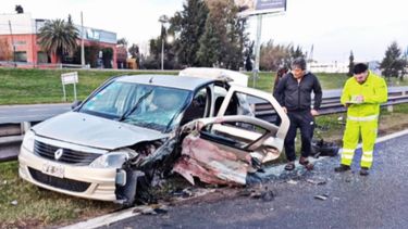 El accidente se produjo a la altura del kilómetro 52 de la Panamericana.&nbsp;