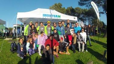 Los integrantes del Iron Team Pilar que compitieron en el Aventure Race..