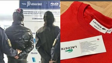 Una de las detenidas por el robo en Lacoste tenía pedido de captura por hurto.&nbsp;