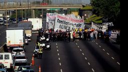Mañana de corte y caos en Panamericana