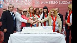 VELITAS. Zúccaro participó del festejo de los 6 años de la cooperadora del Meisner..