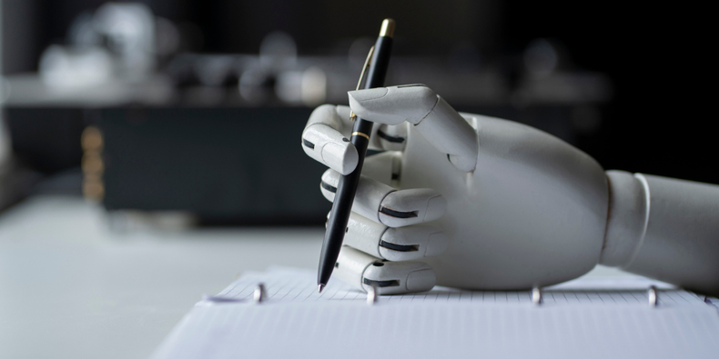 Una nueva IAl que imita el estilo de la escritura manual. (iStock)..png