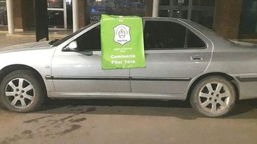GAMBOA Y VERGANI. El lugar donde estaba el auto con la mujer secuestrada..