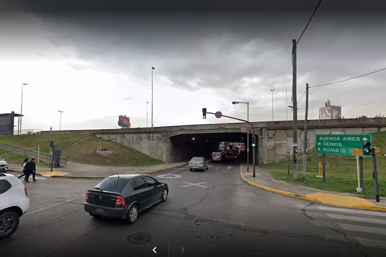 TRAGEDIA: Panamericana y Ugarte, el lugar de los hechos.