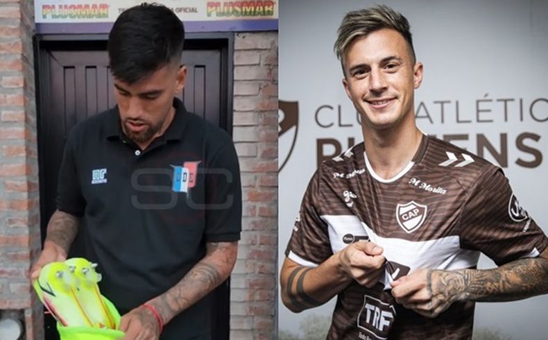 De Pilar a Quilmes. Cohen recibió los botines que le envió Augusto Lotti en el estadio Centenario.