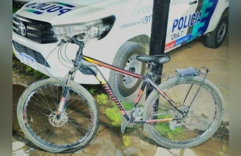 La bici robada fue recuperada poco después del hecho.&nbsp;