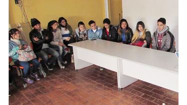 EXPOSICIÓN. Los alumnos contaron su proyecto..