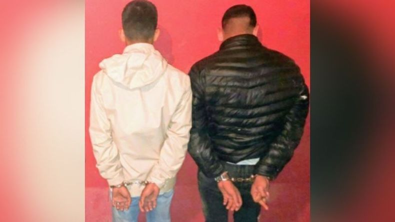 DOS DE LOS DETENIDOS. Tienen 19 y 21 años. El tercero es de 14..