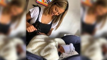 MADRE. Cáceres fue madre hace poco. Contó que, por recomendación médica, no cortó la lactancia..