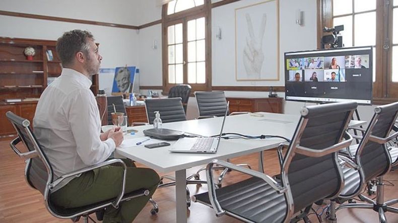 VIRTUAL. Achával destacó la importancia de volver a la presencialidad..