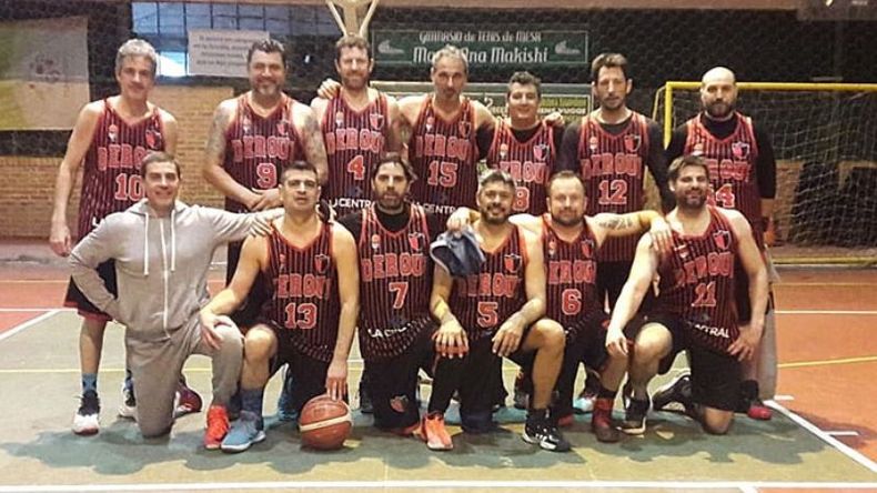 El plantel de Presidente que obtuvo su segundo triunfo en Febamba..