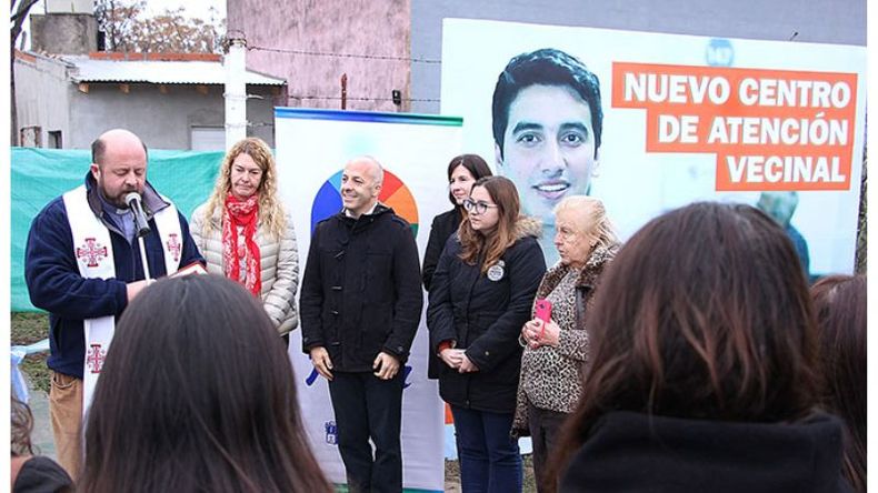 INAUGURACIÓN. El intendente encabezó el acto de ayer..