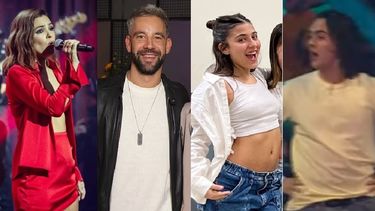 Agustina Cherri, Cachete Sierra, Sofi Guzmán Ranno y Toto Rodríguez, en el Cris Morena Day.