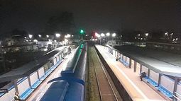 Buen dia! Estación Pilar del Ferrocarril San Martín. Leonardo Elias Duarte Paz.