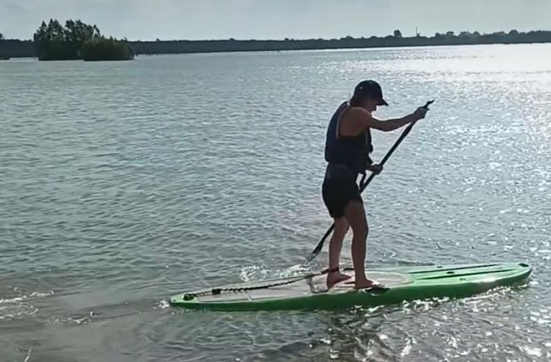 El Stand Up Paddle convoca a unas 100 personas cada fin de semana en Puerto Pilar.&nbsp;