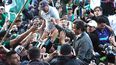 Acto. “Mi presidencia va a estar marcada por la recuperación del salario”, afirmó Massa. &nbsp;