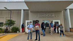 CAMPAÑA. Battistesa pasó por la maternidad del kilómetro 52,5..