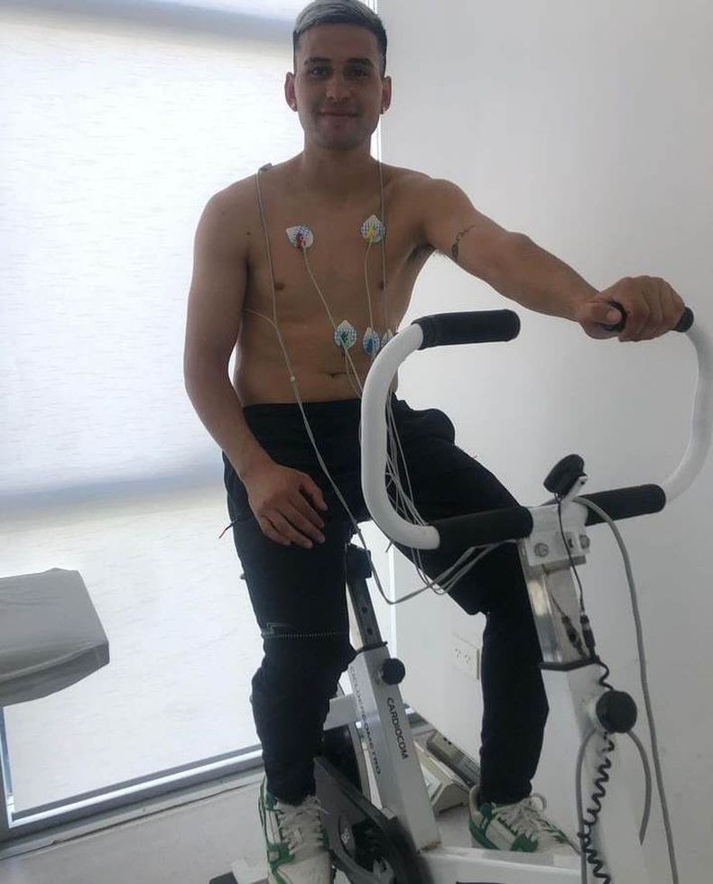 REGRESO. Hernández se realizó los estudios médicos antes de sumarse al plantel.