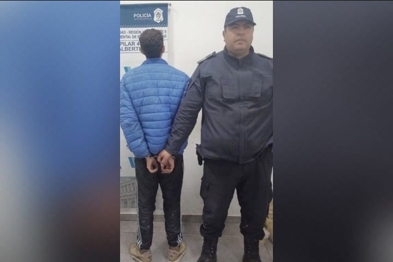 El apresado tiene 26 años e intentó evadir la detención arrojando bombones a la policía.&nbsp;