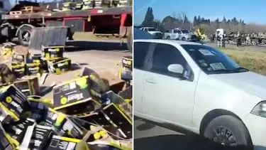 El vuelco se produjo a la altura del kilómetro 72 de la autovía Pilar Pergamino.
