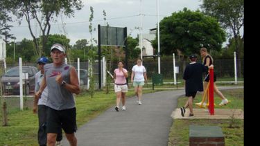 EJERCICIOS. Los corredores aeróbico son la nueva moda del distrito..
