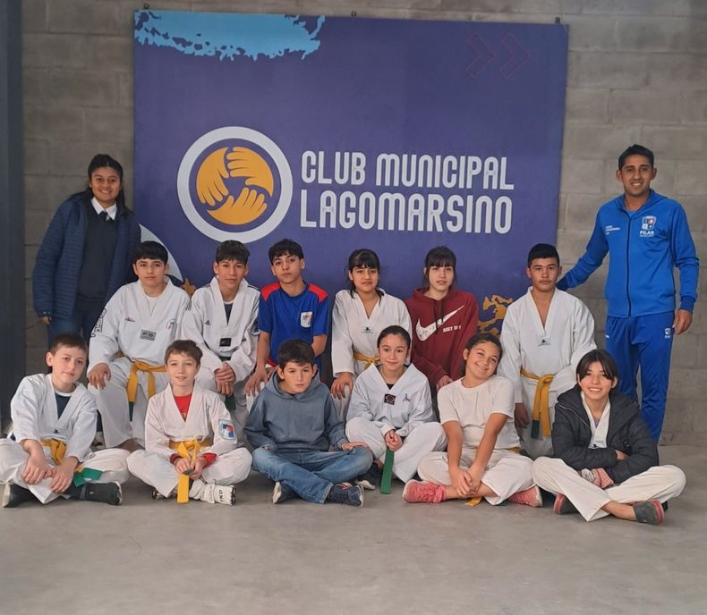 DELEGACIÓN. Algunos de los clasificados a la fase Regional y a Mar del Plata.