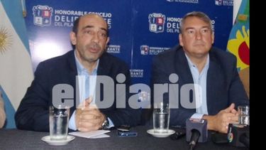 Pugliese, con D´Onofrio en el HCD..