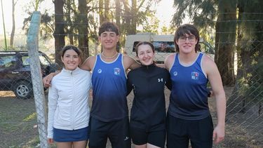 REPRESENTANTES. Un total de 13 atletas irán a Mar de Plata.